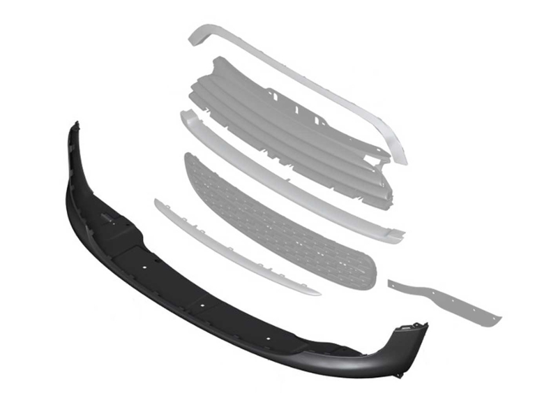 Oem Front Spoiler Mini Cooper Non-s R55 R56 R57 Ge