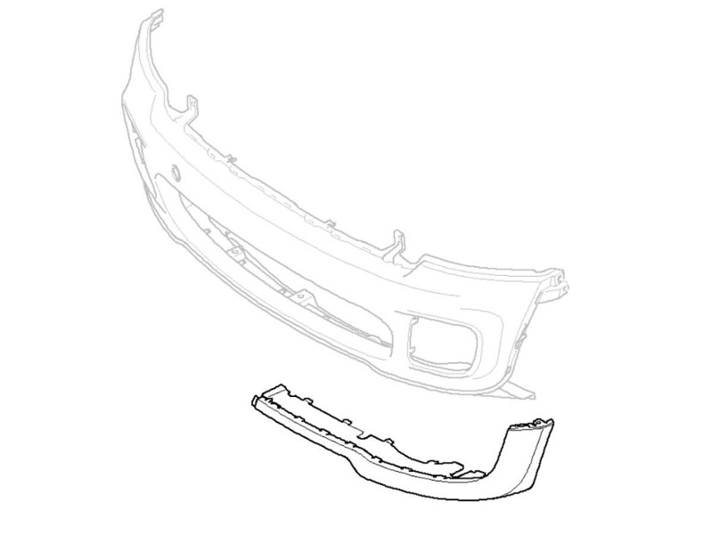 Oem Front Spoiler Mini Cooper Non-s R55 R56 R57 Ge