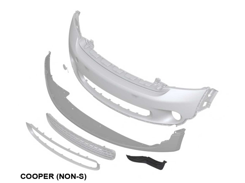Front Lower Wind Deflector Mini Cooper & S R60 R61 Countryman & Paceman