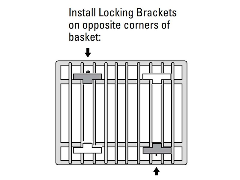 Yakima Locking Bracket for Warrior Basket (pair)