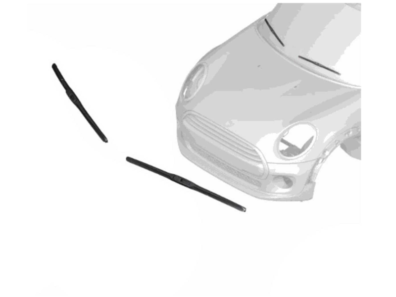 Wiper Blades Front Pair Value Line | Gen3 MINI Cooper F60 Countryman