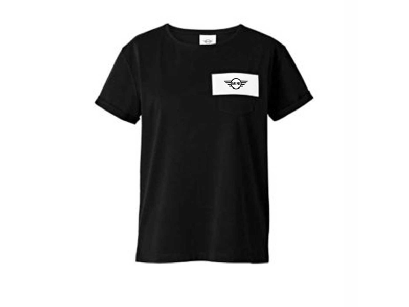 Mini Ladies T-Shirt Wings Logo Cutout Black Large