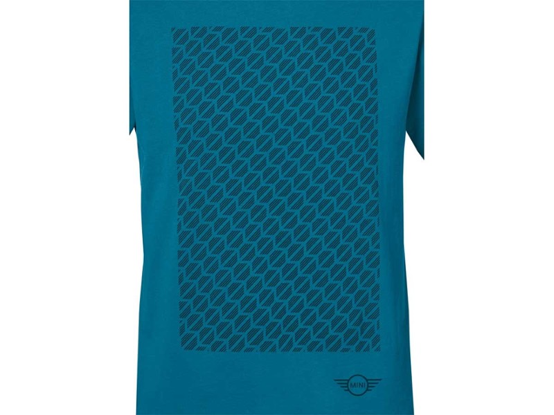 Mini Cooper Signet T-shirt In Island Blue In Womens Sizes Mini Cooper Signet T-shirt In Island Blue In Womens Sizes