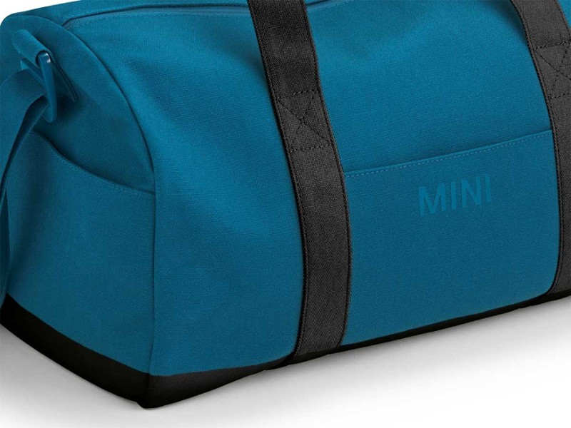 Mini Cooper Duffle Bags In Island Blue & Black