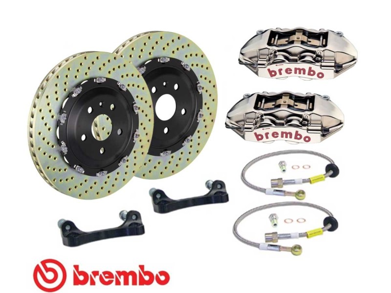 Mini Cooper 13.6 Front Big Brake Kit Brembo Drille