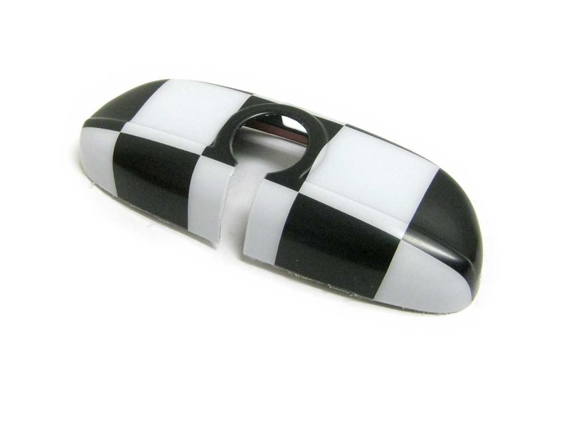 Mini Cooper Mirror Cover Interior Checkered Gen3 F