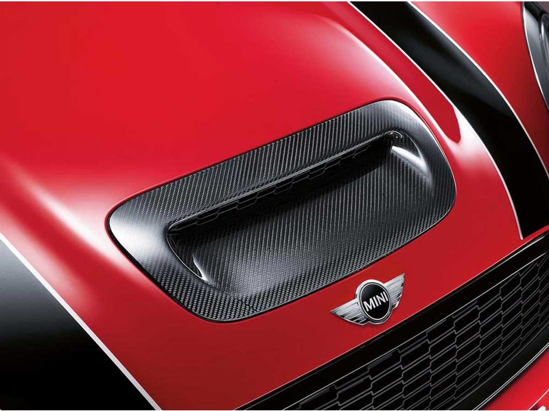 Mini cooper on sale carbon fiber hood