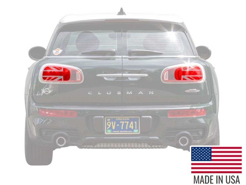 Mini Cooper Union Jack Tail Light Overlays Gen3 F5