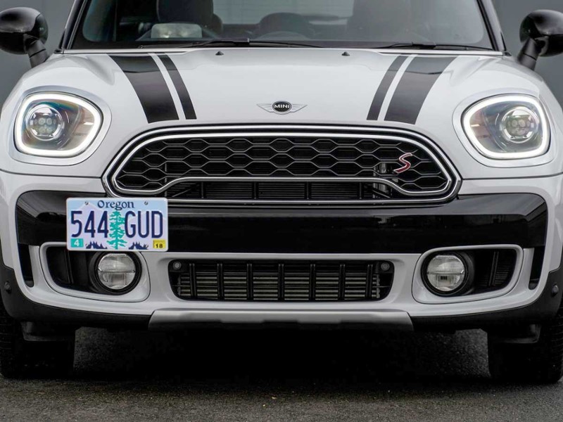 Mini cooper front cheap license plate holder