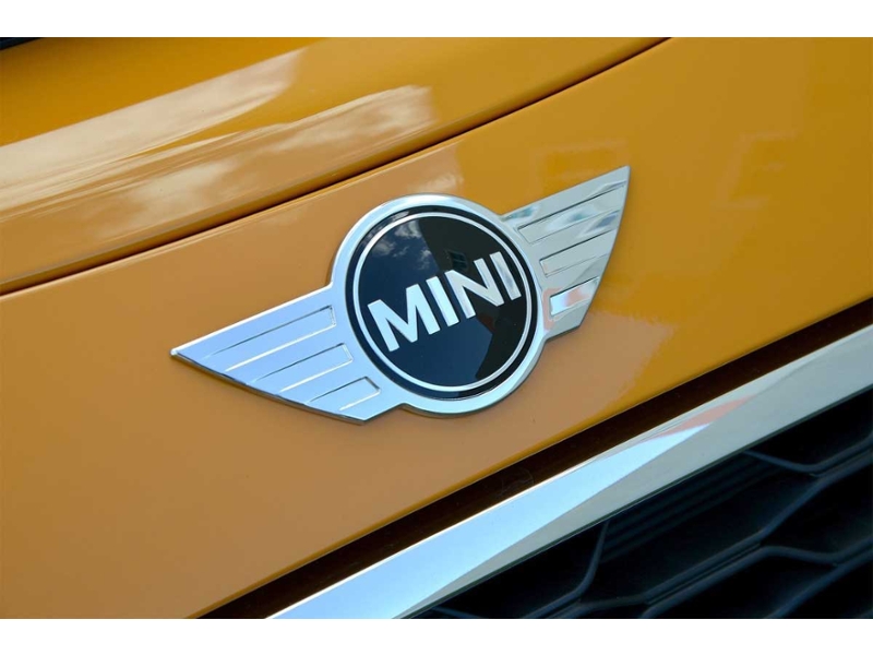 Cooper S Front Hood Emblem Wings Trim OEM for Hatchback & Convertible MINI Cooper