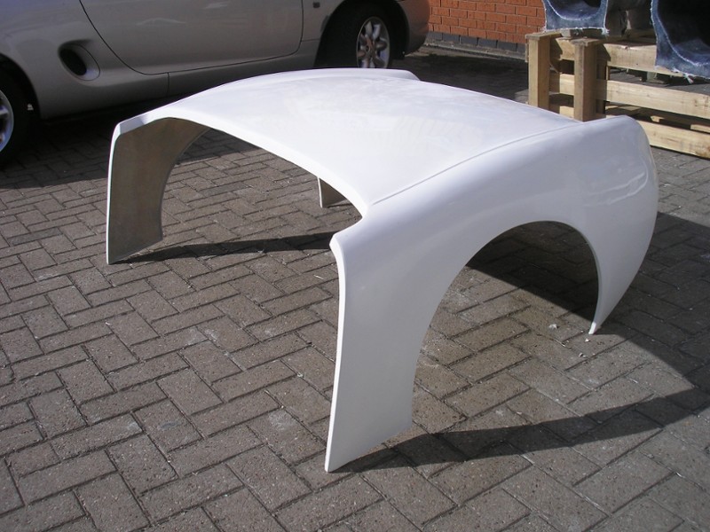 Fiberglass Rear End, One-piece For Bugeye Sprites Fiberglass Rear End, One-piece For Bugeye Sprites