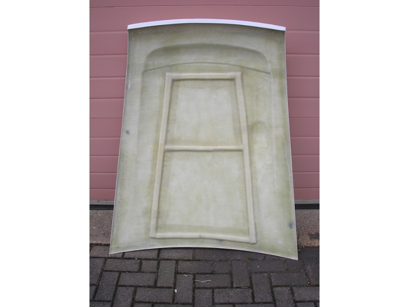 Fiberglass Bonnet Hood for MGC's Plus Internals Fiberglass Bonnet Hood for MGC's Plus Internals