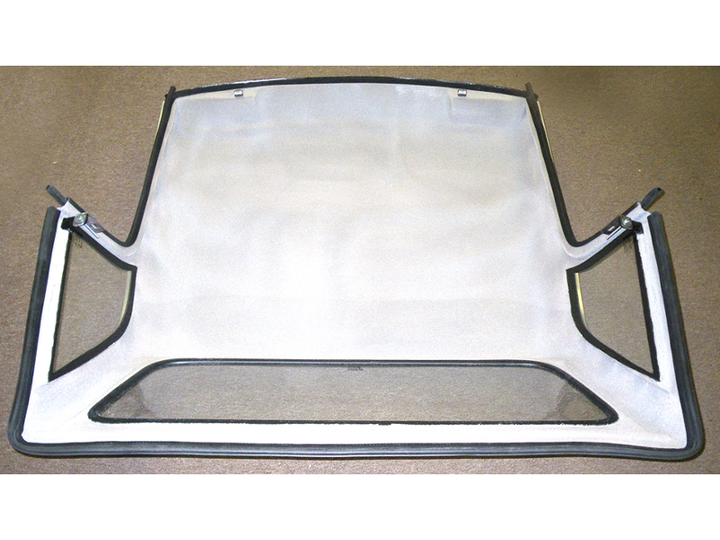 Fiberglass Hard Top Works Style For MGB's, White Gelcoat Fiberglass Hard Top Works Style For MGB's, White Gelcoat