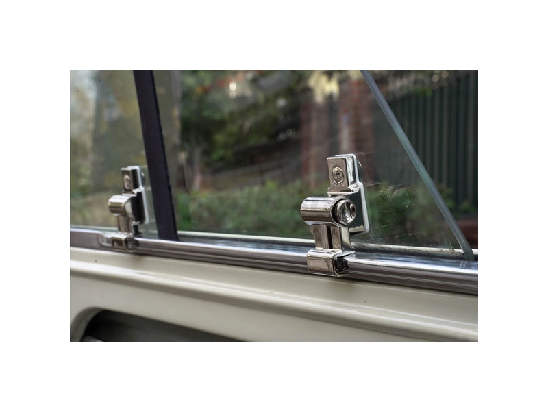 Classic Mini Sliding Window Latch Lock Kit Mk I & Mk II Original Type In Chrome