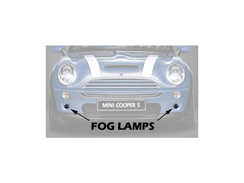 OEM Fog Lamp Replacement sold each MINI Cooper Cooper S R50 R52 R53 Gen1