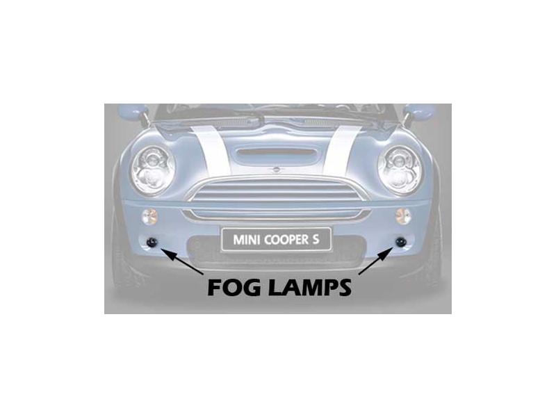 Mini Cooper Right side Fog Lamp Value Line Gen1 R50 R52 R53