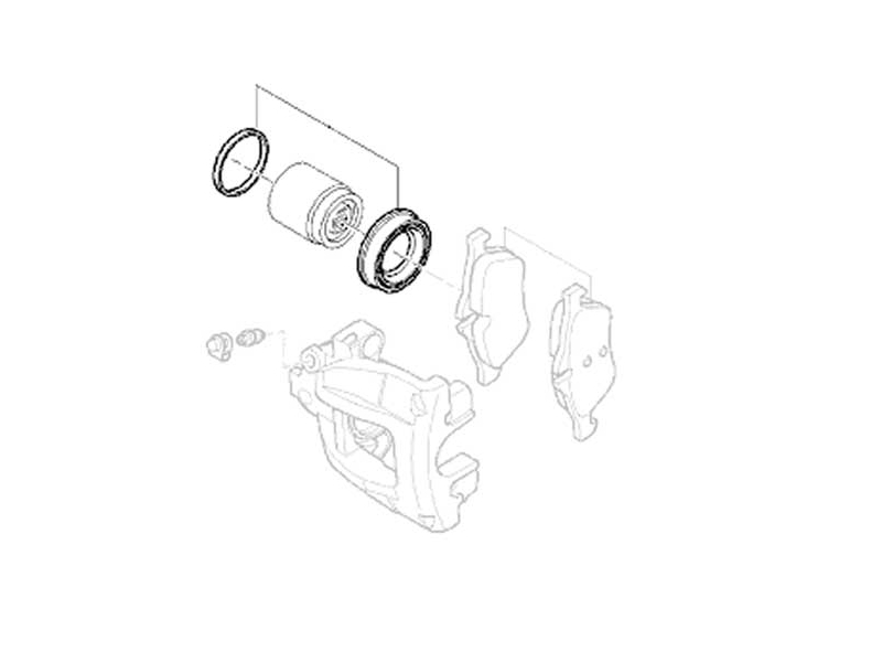 MINI Cooper front caliper repair kit Value Line R50 R52 R53