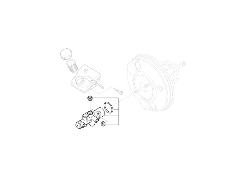 MINI Cooper brake master cylinder w/dsc Value Line Gen1 R50 R52 R53