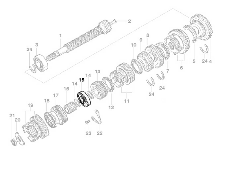 MINI Cooper Output Shaft Bearing- 02-04 5-Speed