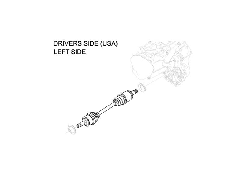 MINI Cooper S Drive Axle Shaft Right Manual OEM Gen1 R52 R53