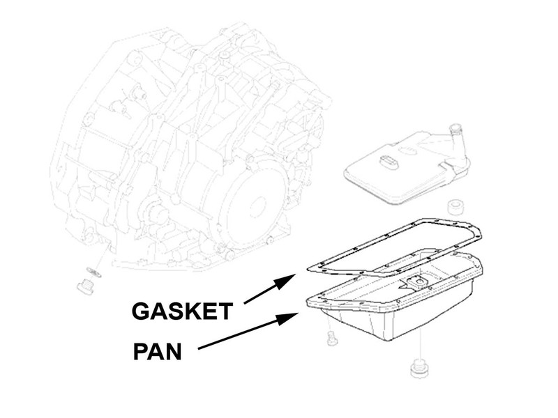 MINI Cooper CVT Transmission Oil Pan or Gasket R50 R52