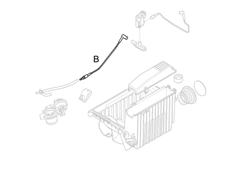 Mini Cooper Jcw Intake Vacuum Line B Oem Gen1 R52