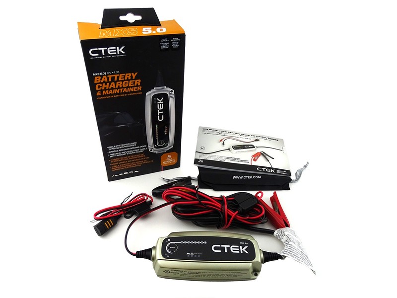 CTEK MXS 5.0 Battery Charger 4.3 Amp 12 volt