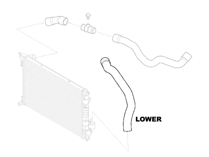Lower Radiator Hose Automatic Transmission Oem G