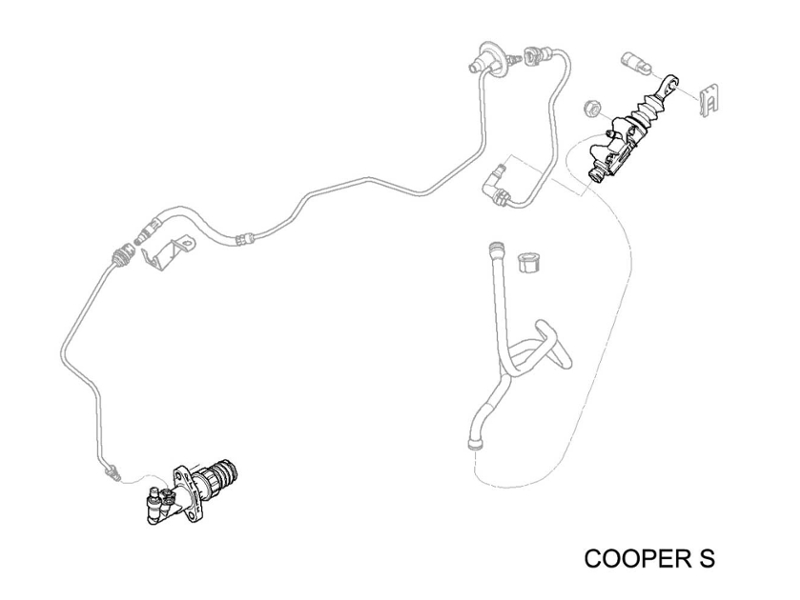 MINI Cooper Clutch Master & Slave Cylinder Value Line Gen1 R50-R53