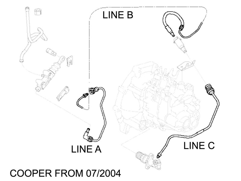 Mini Cooper Clutch Hydraulic Lines Oem R50 R52 R53