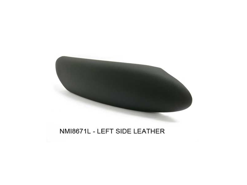 Left Door Panel Arm Pad in Panther Black Vintyl | Gen1 MINI Cooper R50 and R53 Hatchbacks from 07/2004 to 2006 & 2005-2008 R52 Convertibles