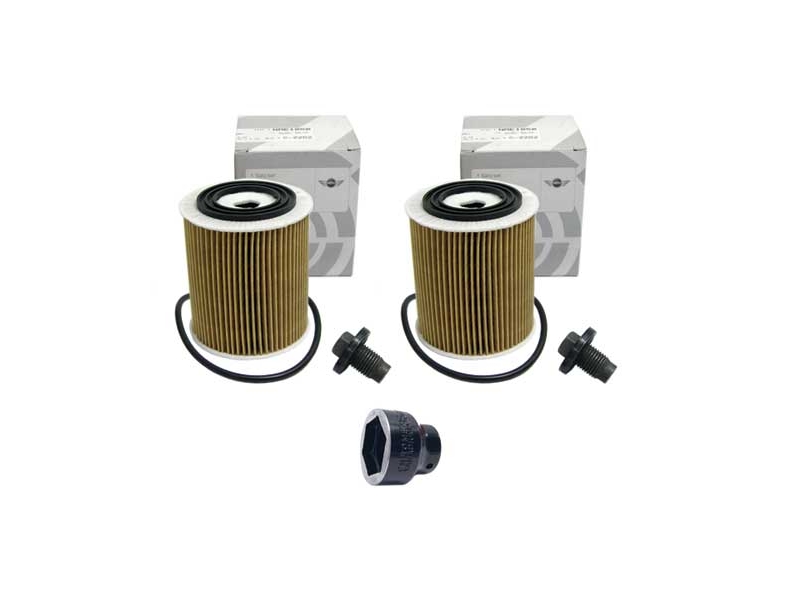 Mini Cooper And Cooper S Oil Filter 2 pak With Soc