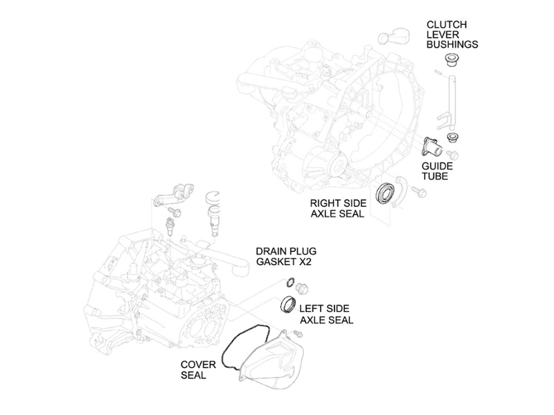 MINI Cooper Midland Gearbox 5-Speed Rebuild Kit OEM