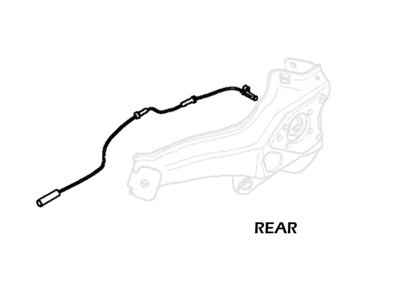 MINI Cooper & S rotational speed sensor rear R50-53 Value Line