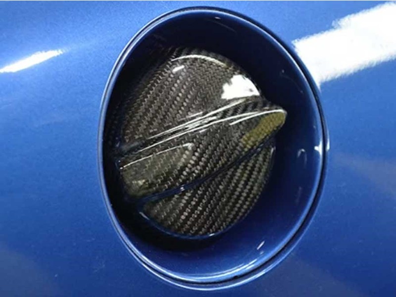 MINI Cooper S Carbon Fiber Fuel Door Cover gen1 R53 Hardtop R52 Convertible