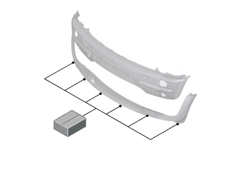OEM Front Spoiler Mounting Kit - Factory OEM Part | Gen1 MINI R50 R52 and R53