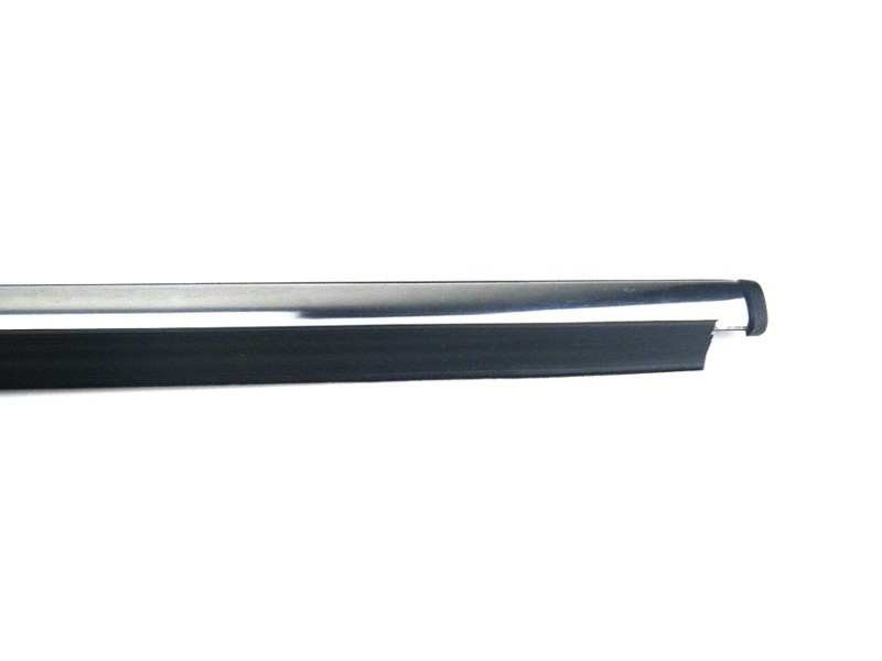 Austin Mini Right Hand Side Moulding Outer Window Scraper With Black Ends