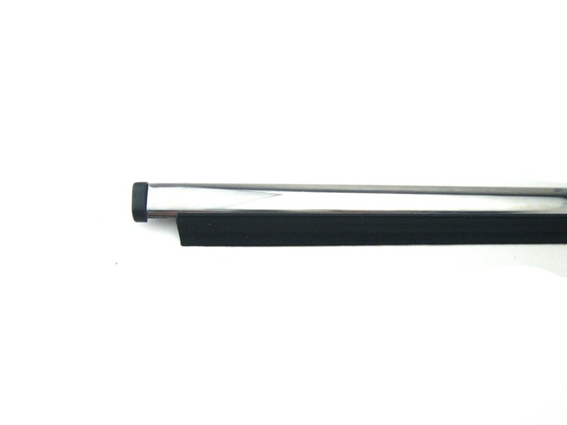 Austin Mini Left Hand Side Moulding Outer Window Scraper With Black Ends