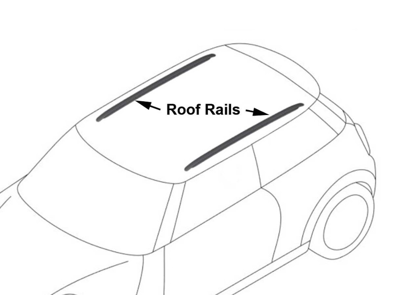 Roof Rack Base Carrier OEM fits Gen2 Mini Countryman R60 Countryman 2011-2016