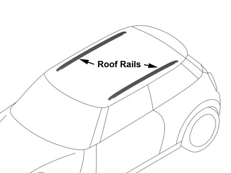 US roof Rack for Mini JCW Clubman F54 2016 2017 2018 2019 2020 2021 2022  2023 Top roof Rail Roof Rack Cross Bars Luggage Carrier Lockable