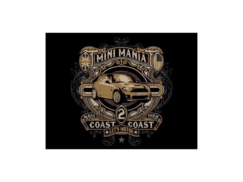 Hooded Sweatshirt Coast-2-coast Blk - Mini Cooper & S