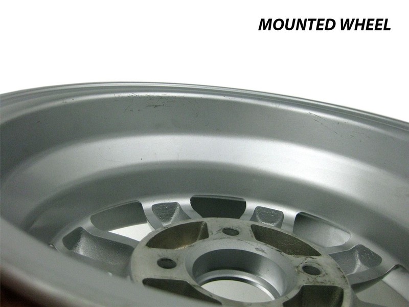 5x13 Minilite Style Wheel Set Of 4 - Silver Et20