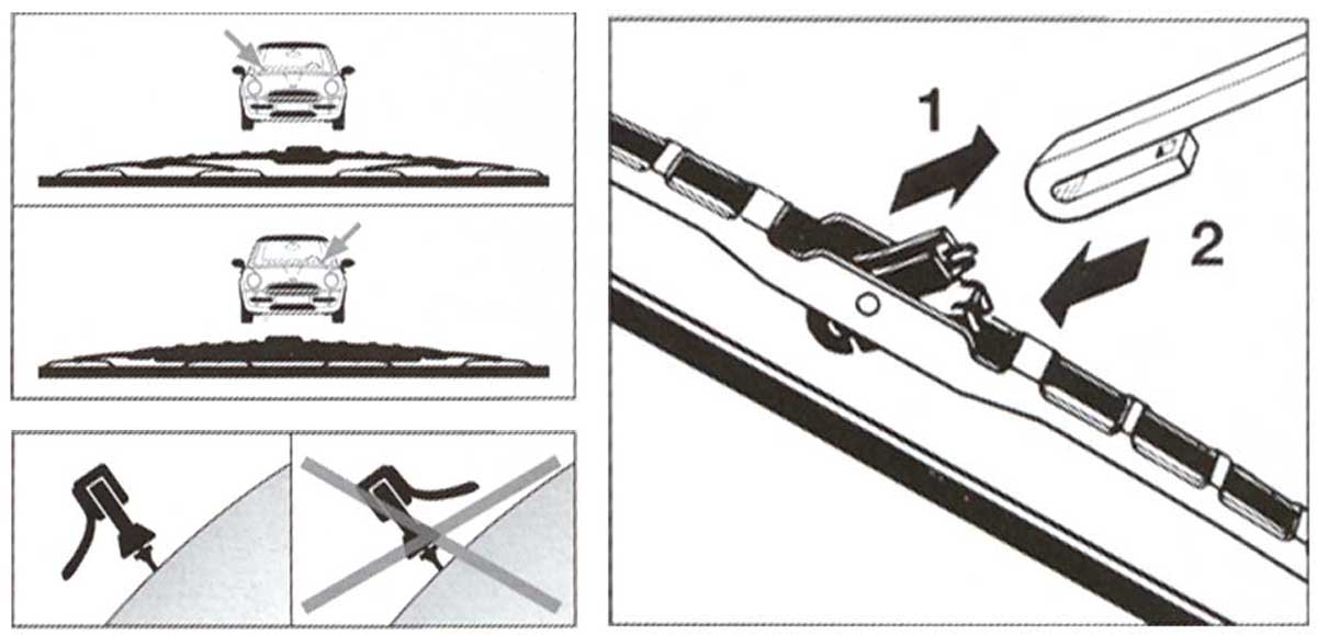 MINI R57 J-hook Wiper Blade Install