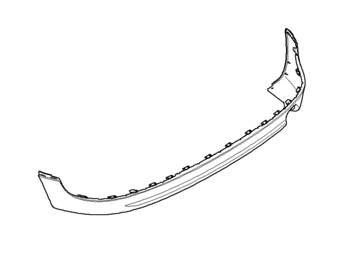 Mini Cooper Rear Valence With Pdc Oem Gen2 R55 Clu