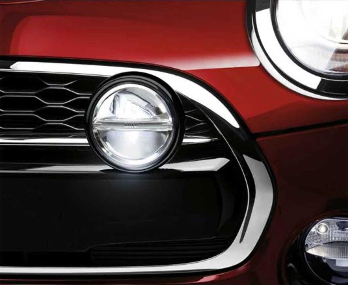 Mini Cooper Oem Black Led Driving Rally Light Kit