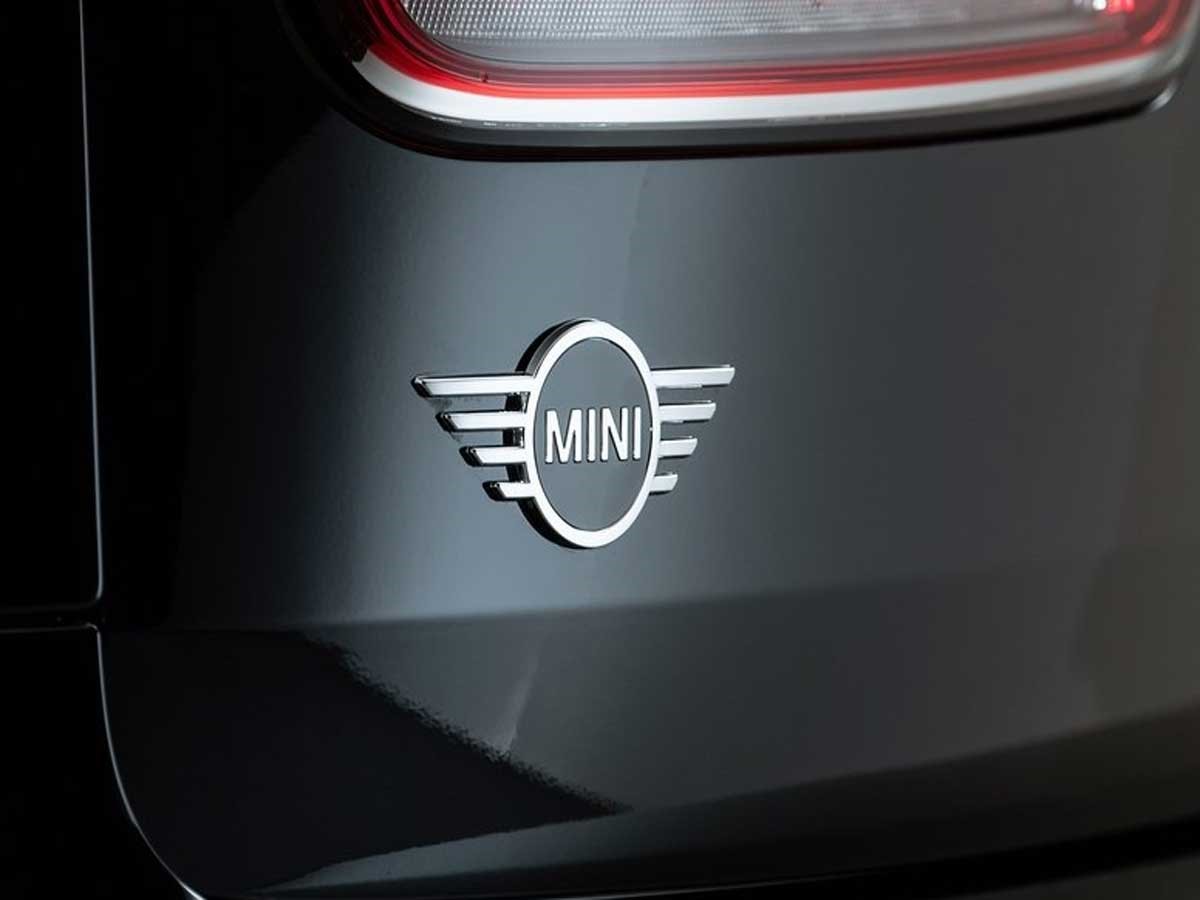 Mini Cooper Wings MINI Logo Badge Emblem: Chrome Wings + Black: 4.75 - MINI  Cooper Accessories + MINI Cooper Parts