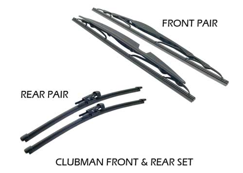 Mini Cooper Wiper Blade Set 4 Pieces Oem Gen2 R55 20082012 Clubman