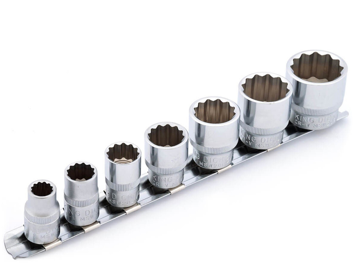Whitworth 3/8 Inch Socket Set 12 Point | Morris Mi