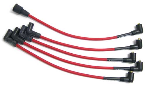 Classic Mini Ultrik 8mm spark plug ignition wire set red