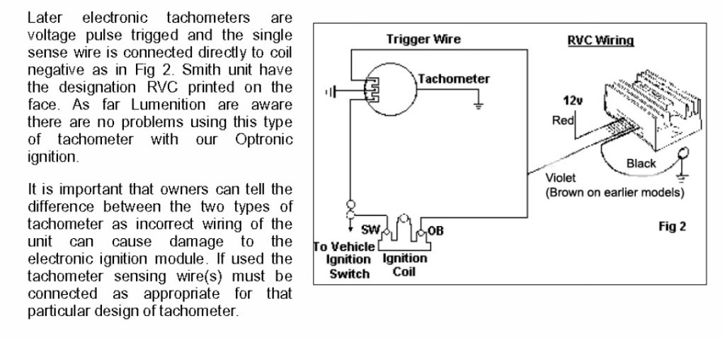 Diagram New Smiths Rvc Tachometer Wiring Question